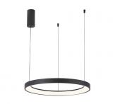 LED ceiling light, hanging, BELLA, 46W, 230VAC,5200lm, 3in1 colors, IP20, ф580x1500mm, BH17-01381, circle