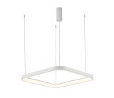 LED ceiling light, hanging, BELLA, 36W, 230VAC, 4260lm, 3in1 colors, IP20, 580x580x1500mm, BH17-01780, square