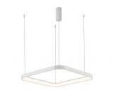 LED ceiling light, hanging, BELLA, 46W, 230VAC, 5200lm, 3in1 colors, IP20, 580x480x1500mm, BH17-01980, square