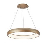 LED ceiling light, hanging, BELLA, 46W, 230VAC,5200lm, 3in1 colors, IP20, ф580x1500mm, BH17-03486, circle