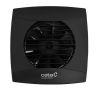 Bathroom extractor fan with moisture sensor, valve, Ф100mm, 230VAC, 8W, 110m3/h, black, Cata C01256000
