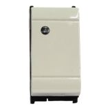 Single light switch one-way, 16A, 250VAC, build-in, grey, Evolution, 101.6303.G
