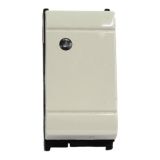 Single light switch push-button, 16A, 250VAC, build-in, grey, Evolution, 101.6333.G