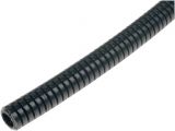 Corrugated tube, ф11mm, black, HG-SW11, HellermannTyton, 166-11101