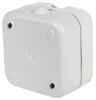 Electrical socket, 16A, 250VAC, surface mount, shuko, white
 - 4