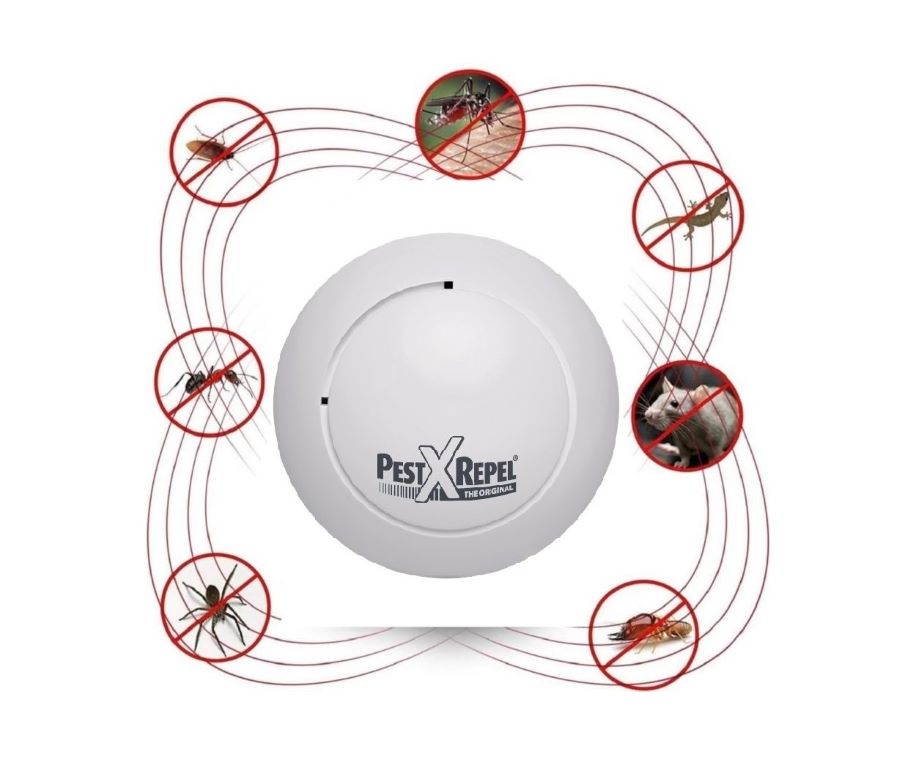 Ултразвуков уред срещу гризачи и насекоми, вибрация, 60m2, PR-300.2, Pest Repel