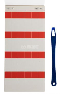 Self-adhesive labels 240 pcs red HSMB-C1-1402-RD HellermannTyton