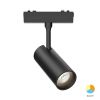 Магнитен LED прожектор за релса, 10W, 48VDC, 810lm, 3в1 цвята, BD61-20281, черен корпус
 - 1