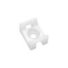 Cable tie holder, 12.9x17.6mm, white, BY90-01311, Braytron, pack of 100 pcs.
 - 1