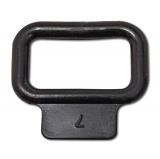 Cable clamp 201-20030, 33x23.8mm, with elastic base, black, HELLERMANNTYTON