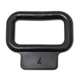 Cable clamp 201-20020, 22x23.8mm, with elastic base, black, HELLERMANNTYTON