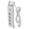 Power strip, 4 sockets, 2m cable, white, current protection, P54212, Emos
 - 1