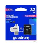 Memory card 2in1 GoodRam, Micro SDHC + card reader, 32GB, M1A4-0320R12, class 10