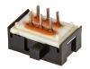 Micro switch, THT mounting, 3 positions, ON-OFF-ON, SPST + SPST
 - 2