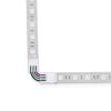 Конектор за LED RGB лента BS01-99614, ъглов, безцветен - 2 - Викиват Конектор за LED RGB лента BS01-99614, ъглов, безцветен - 2