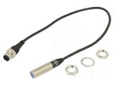 Proximity Switch sensor PRDW12-4DP, 10~24VDC, PNP, NO, 4mm, M12x30mm, shielded