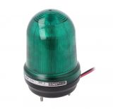 Сигнална LED лампа MFL100-12/24-G, 10~30VDC, ф100mm, 1W, зелена