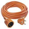 Power extension cord, 25m, 3x1.5mm2, PVC, IP20, orange, Emos, P01225R
 - 1