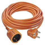 Power extension cord, 25m, 3x1.5mm2, PVC, IP20, orange,  Emos, P01225R