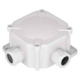 Junction Box, Surface Mount, 122x122x46mm, IP67, A2401.1, Emos