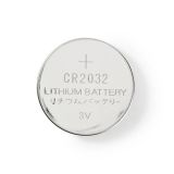 Плоска батерия CR2032, 3VDC, 220mAh, литиева, Nedis