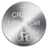 Button cell battery CR2016, 3VDC, 75mAh, lithium, EMOS