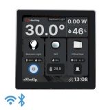 Wi-Fi Smart switch, 5A, 230VAC, touch display, black, Shelly Wall Display, 262597