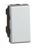 Light switch two-way single, 10A, 250VAC, for built-in, aluminium, 79201L
