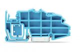 Holder / cap for DIN rail, 7.5x96mm, blue, polyamide, 2009-305, Wago