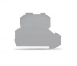 Partition cap, 2002-2291, grey, 0.8x93.3x69.9mm, Wago