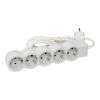 Power Strip 5-way, 2P+E, 1.5m cable, white, LEGRAND 694555
 - 1