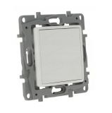 Adapter mounting frame with cover, Legrand, Niloe, Mosaic, color cream, 665195