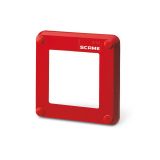 Spare glass, for emergency button, 100x100mm, 676.10101, Scame