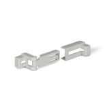 Hinge set, 654.0085, for mounting on Scabox, Scame panel