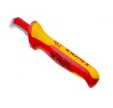Knife for split insulation, for cables 28mm, protective cap, Knipex 98 55