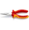 Snipe nose side cutting pliers, Knipex K2506160
 - 1