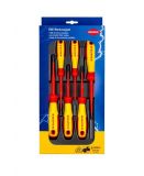 Set of 6 insulated screwdrivers, straight and cross, 1000V, KNIPEX 159955