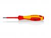 Screwdriver KNIPEX 98 24 00, cross, steel, insulated 1000V, PH0
