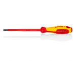 Screwdriver KNIPEX 98 20 55, straight, steel, insulated 1000V, 5.5x1.0 mm