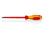 Screwdriver KNIPEX 98 20 65, straight, steel, insulated 1000V, 6.5x1.2 mm