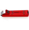 Knife for split insulation, for cables ф8-28mm, 130mm, adjustable, Knipex 16 20 28 SB
 - 1