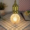 LED лампа FILAMENT FL95, 4W, E27, 220VAC, 350lm, 2200K, топлобяла, amber, кристал/ананас, BB56-00420 - 5 - Викиват LED лампа FILAMENT FL95, 4W, E27, 220VAC, 350lm, 2200K, топлобяла, amber, кристал/ананас, BB56-00420 - 5