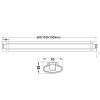 Влагозащитена LED лампа за стена PROLINE-IP, 36W, 220VAC, 2900lm, 6500К, студенобяла, IP65, 1200mm, BT02-01230 - 4 - Викиват Влагозащитена LED лампа за стена PROLINE-IP, 36W, 220VAC, 2900lm, 6500К, студенобяла, IP65, 1200mm, BT02-01230 - 4