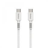 Phone cable USB Type-C to USB Type-C, 1m, white, HAMA