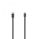Phone cable USB Type-C to Micro USB, 0.75m, black, HAMA