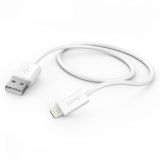 Phone cable Lightning to USB, 1m, white, HAMA 160035