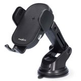 Wireless phone charger - car mount, 15W, CCHAQ15W110BK, NEDIS