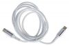 Phone cable USB Type-C to USB Type-C, 1.5m, white, 140W, VS Mobile
 - 2