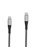 Phone cable USB Type-C to USB Type-C, 1.5m, black, 140W, VS Mobile