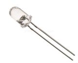 LED diode, red, Ø5mm, 2180mcd, 50mA, 140°, THT